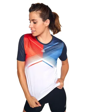 Maglietta A Maniche Corte Printed Mix Of Printed Colors 04 XS-S - Sport Hg - FashionsVida