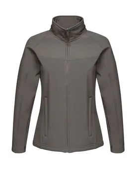 Womens Ladies Uproar Softshell Wind Resistant Jacket - Grey - Size 10 Uk - Regatta - FashionsVida