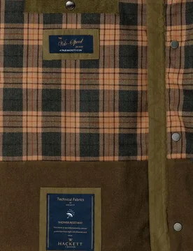 Chaqueta de hombre sahariana mezcla de algodón - Hackett - FashionsVida