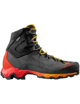 Chaussures de trekking en GORE-TEX® - Aequilibrium Trek GTX Carbon/Yellow - Taille 44 - Gris - La Sportiva - FashionsVida