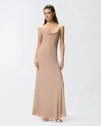 FARRO ABITO GEORGETTE FULL STRETCH SS26