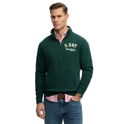 Sweat à Demi-zip Vintage Athletic Enamel Green M