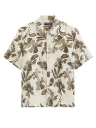 Camisa de lino crema XXL