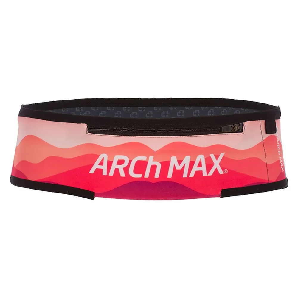 Pro Zip Running Belt Red L-XL unisex - Arch Max - FashionsVida