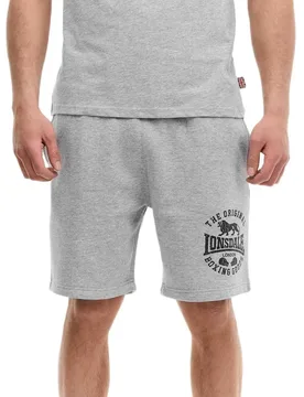 Short De Sport Hetton Marl Grey / Black XL - Lonsdale - FashionsVida