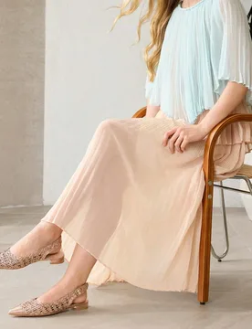 Zapatos de tacón alto elegantes para mujeres mayores, de unicolor, con punta puntiaguda, tacón corto, estilo slingback, con bordado eléctrico y pat - Shein - FashionsVida