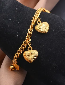 Gold Color men's bracelet Girls Wedding Bracelet Bangles African Bridal Jewelery Bijoux Femme wedding Bangles jewelry - Aliexpress - FashionsVida