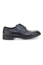 Scarpe stringate nere in vera pelle eleganti 1215P 41