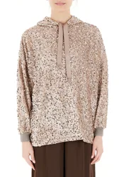Dixie Felpa con strass BEIGE S