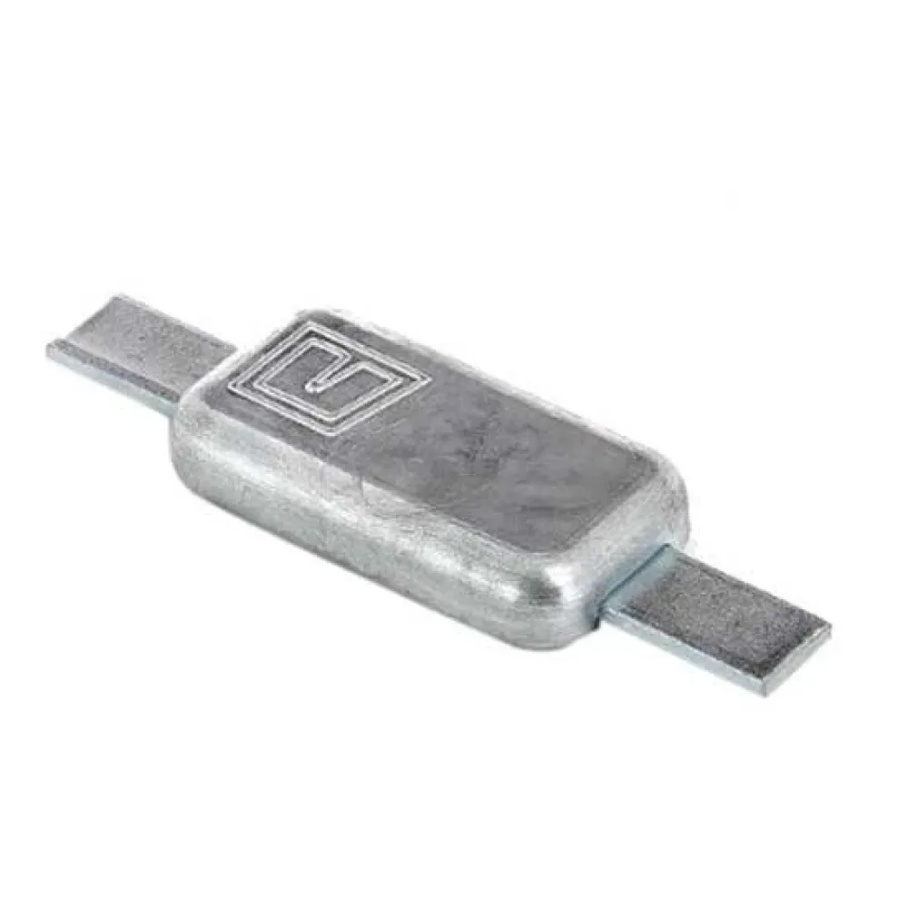 Hull Zinc Rectangular Hull Anode 3.0 kg unisex - VETUS - FashionsVida