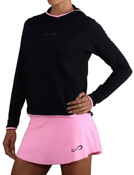 Breath Sweatshirt Black Pink M - Endless - FashionsVida