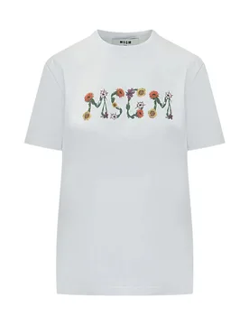 MSGM T-shirt e Polo White - Msgm - FashionsVida