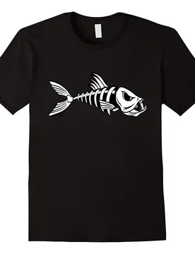Fashion Style Dead Fish Skeleton T-Shirt. Summer Cotton Short Sleeve O-Neck Men's T Shirt New S-3XL - Aliexpress - FashionsVida