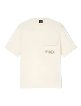 Exchange T-shirt à Manches Courtes Xm002477_af10356 Cream S - Giorgio Armani - FashionsVida