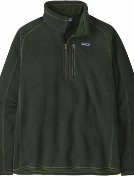 Polaire chaude et confortable - M's Better Sweater 1/4 Zip Old Growth Green - Taille M - Vert - Patagonia - FashionsVida
