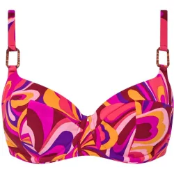 Top de bikini con aros cubriente de capacidad con tejido italiano de alta gama de la línea vita