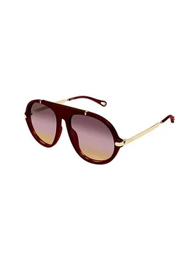 Chloe' Sonnenbrille CH0357S rosso scuro - Chloé - FashionsVida