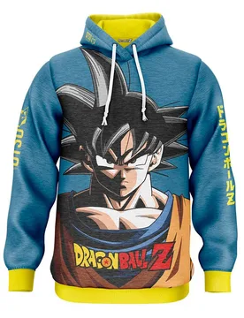 Felpa Con Cappuccio Dragon Ball Z Goku Multicolour XS - OTSO - FashionsVida