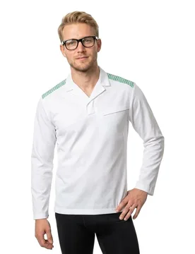 Chemise à Manches Longues Food & Care 20252 White / Grass Green 3XL - MASCOT - FashionsVida