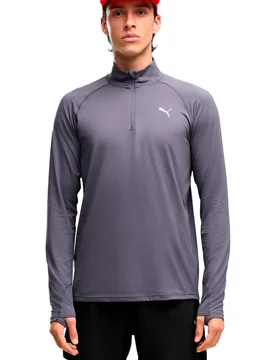 Run velocity camiseta técnica manga larga hombre Gris (L) - Puma - FashionsVida