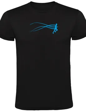 Maglietta A Maniche Corte Run Estella Black 3XL - Kruskis - FashionsVida