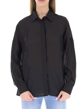 KOCCA Blusa maniche lunghe NERO XS - Kocca - FashionsVida