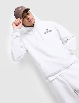 Stack Hoodie - Herren, Grau - male - Size: L - New Balance - FashionsVida