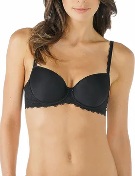 Sujetador Spacer Halfcup Amorous Negro negro 85B - Mey - FashionsVida