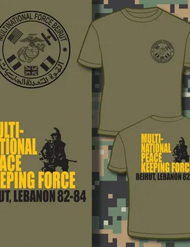 Lebanon Beirut 82-84 Multi-National Peace Keeping Force T-Shirt 100% Cotton O-Neck Short Sleeve Summer Casual Mens T-shirt - Aliexpress - FashionsVida