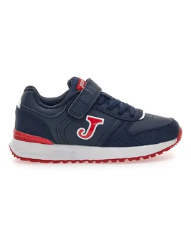 Sneakers blu con dettagli rossi e strappo Tornado JR 2503 27 - Joma - FashionsVida
