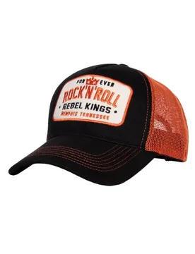 Rockabilly Cap - Rebel Kings Trucker Hat - schwarz - Unisex - unisex - King Kerosin - FashionsVida