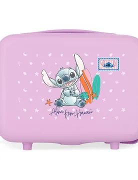 Maleta de cabina 55 cm Stitch From Hawaii ABS rígida con capacidad de 35L - Disney - FashionsVida
