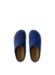 Haflinger Ciabatte in lana BLU 44