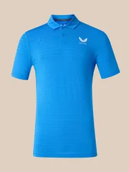 Men's Golf Short Sleeve Polo Shirt - Blue NEBULAS BLUE M male