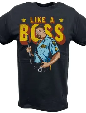 HOT SALE T SHIRTS Big Boss Man Like A Boss Animated T-Shirt 00009250#A Wrestling Sports TEE Famous Wrestler FANS man cloth - Aliexpress - FashionsVida