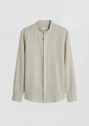 Camicia regular fit uomo safari