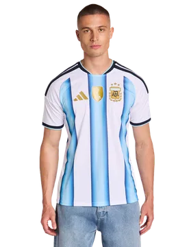 Argentina Men Jerseys/Replicas - White - Size L - Poly Jersey - White - Size: Large - Adidas - FashionsVida