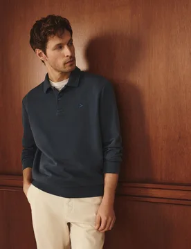 Sudadera de hombre con cuello de polo - Lloyd's - FashionsVida