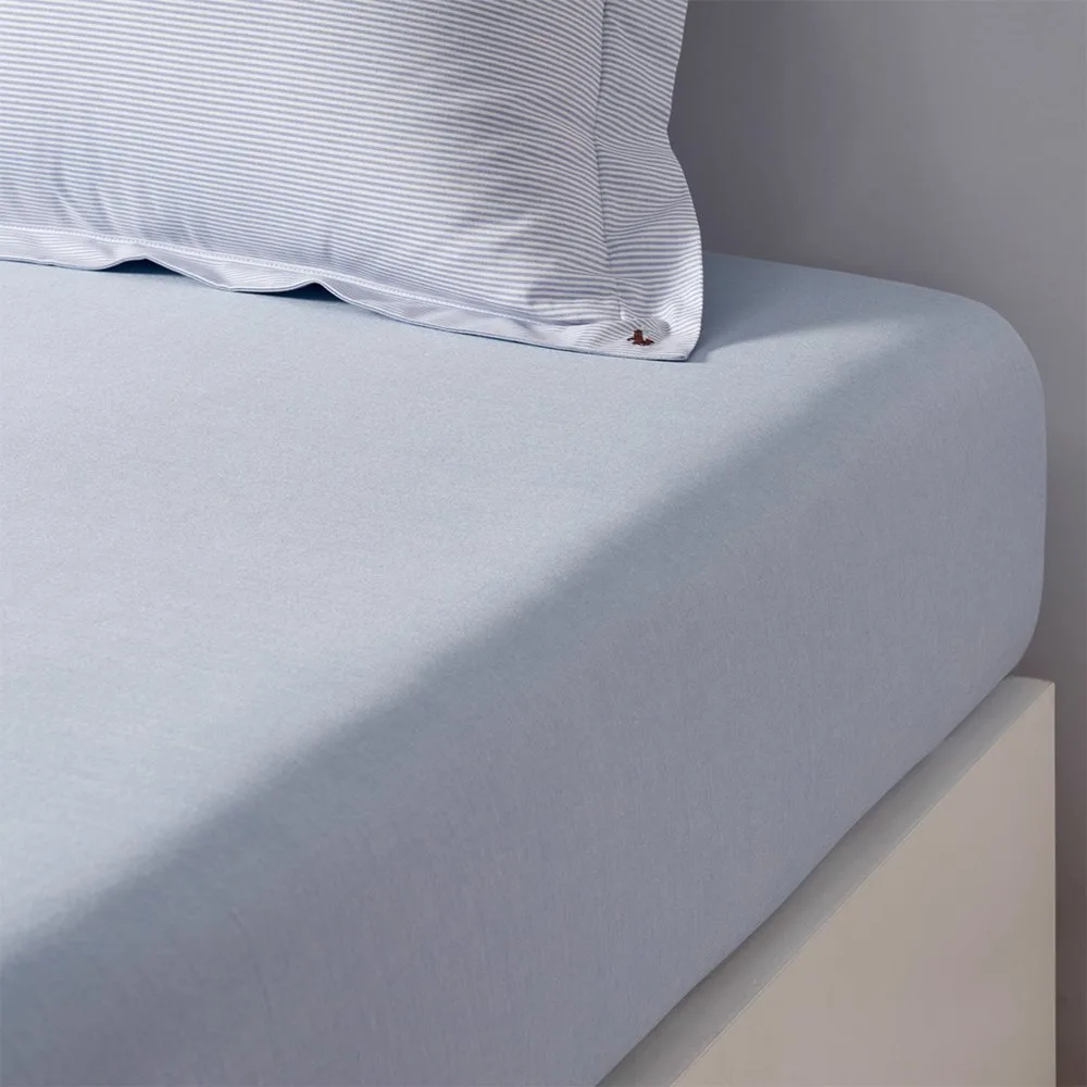 Sábana bajera ajustable algodón egipcio Oxford Solid - Ralph Lauren Home - FashionsVida