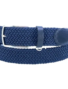 Gürtel Braided, dunkelblau 85_cm - Fenix - FashionsVida
