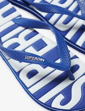 Superdry Herren Flip-flops im Vintage-stil Blau - Größe: S - 29.99 - FashionsVida