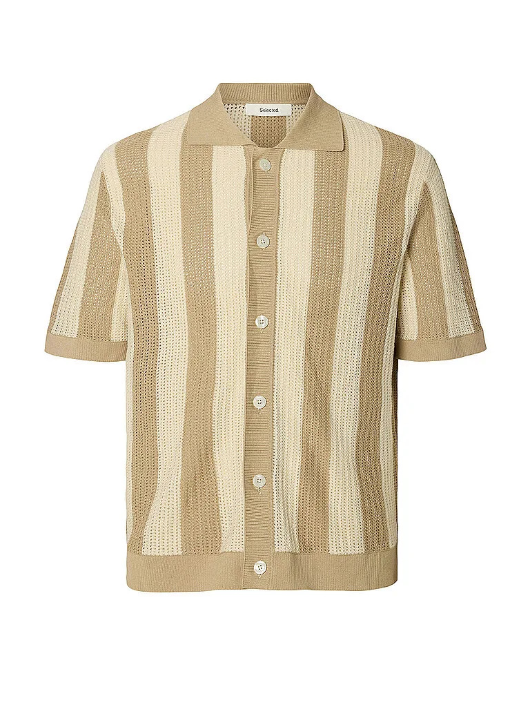 Poloshirt SLHSHANE weiss M Herren - Selected - FashionsVida