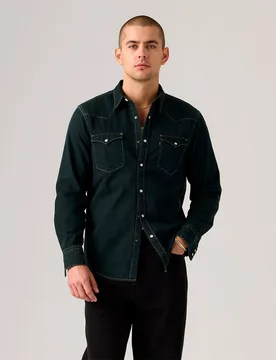 Camisa de hombre vaquera de manga larga - Levi's - FashionsVida