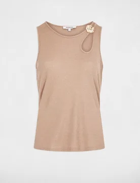 Top de mujer con charme en el hombro - Morgan - FashionsVida