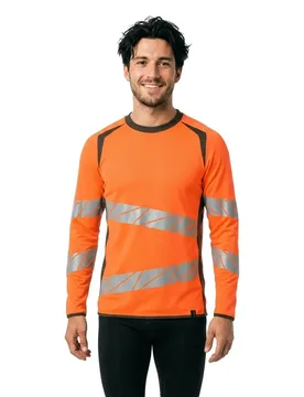 Sweat-shirt Accelerate Safe 19084 Hi-Vis Orange / Dark Anthracite 4XL - MASCOT - FashionsVida