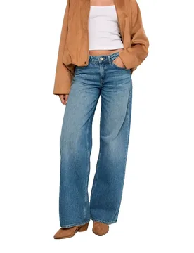 Jeans Taille Basse 21011574 Wide Leg Medium Light 29 - Salsa Jeans - FashionsVida