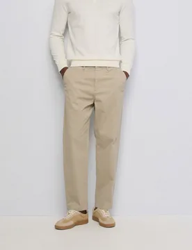 Pantalón chino con pierna straight de hombre - Salsa Jeans - FashionsVida