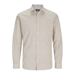 Mens And Slim Fit Long Sleeve Shirt In Mineral Yellow - Size Small