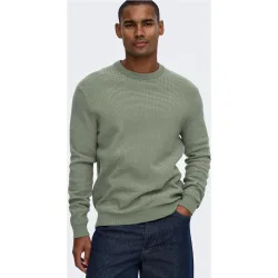 Only & Sons - Jersey de hombre con cuello redondo