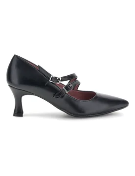 Décolleté nere con doppio cinturino 7362 37 - PITTARELLO GLAM - FashionsVida